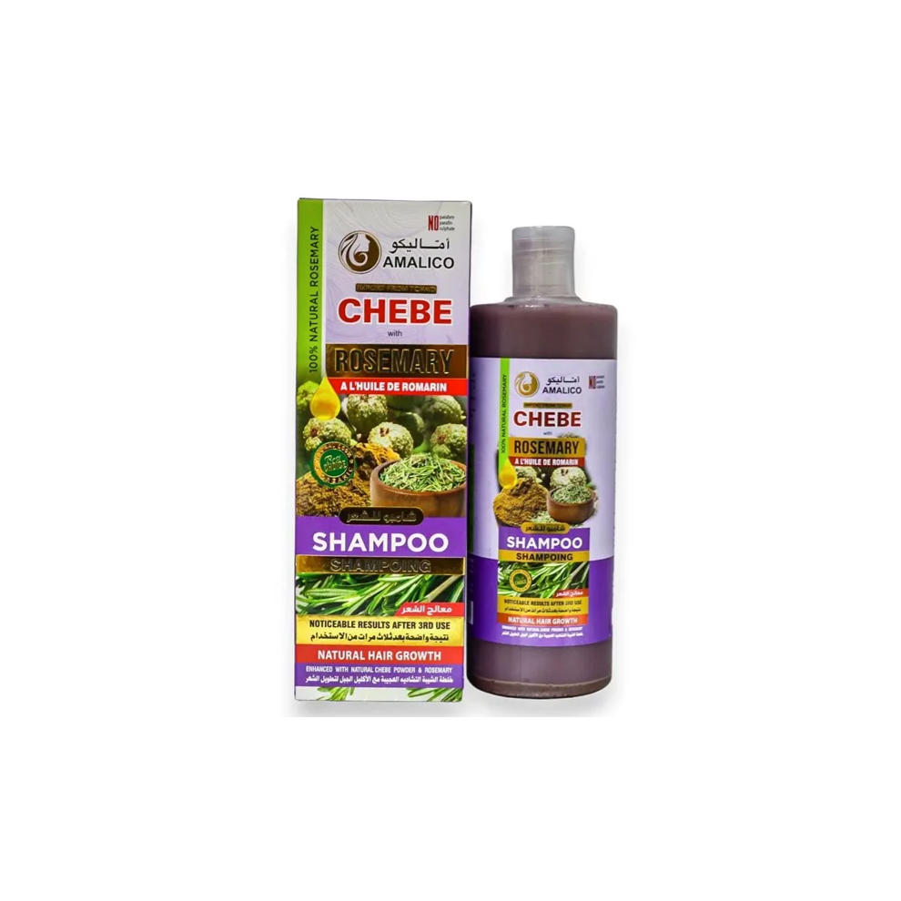 Amolica Rosemary Shampoo for Hair Growth With Chebe Powder for Hair Growth 500 ML