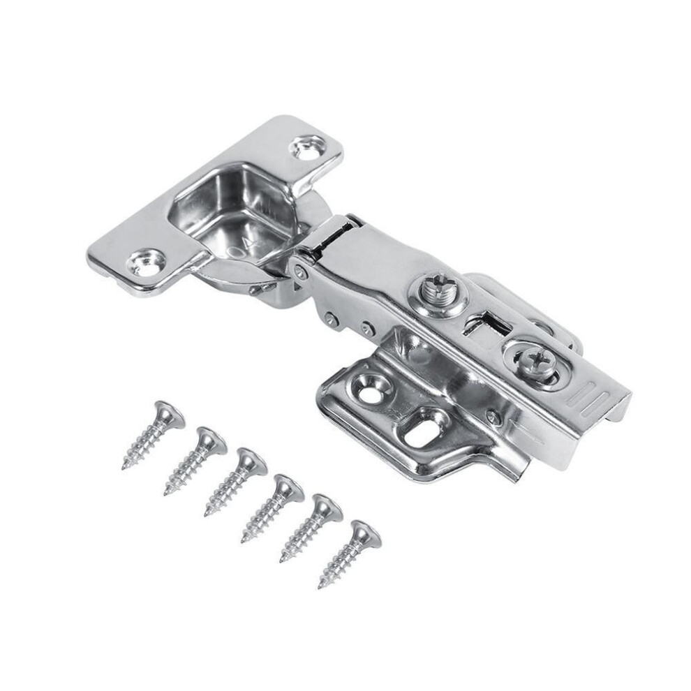 Stainless Steel Hydraulic Hinges For Cabinet Cupboard Closet Wardrobe Door (full Overlay)