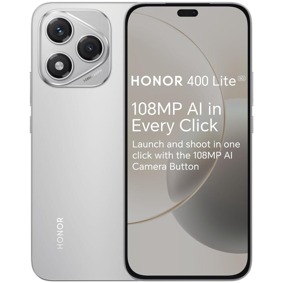 Honor 400 Lite 5G Dual + eSIM 256GB (12GB RAM) Velvet Grey Global
