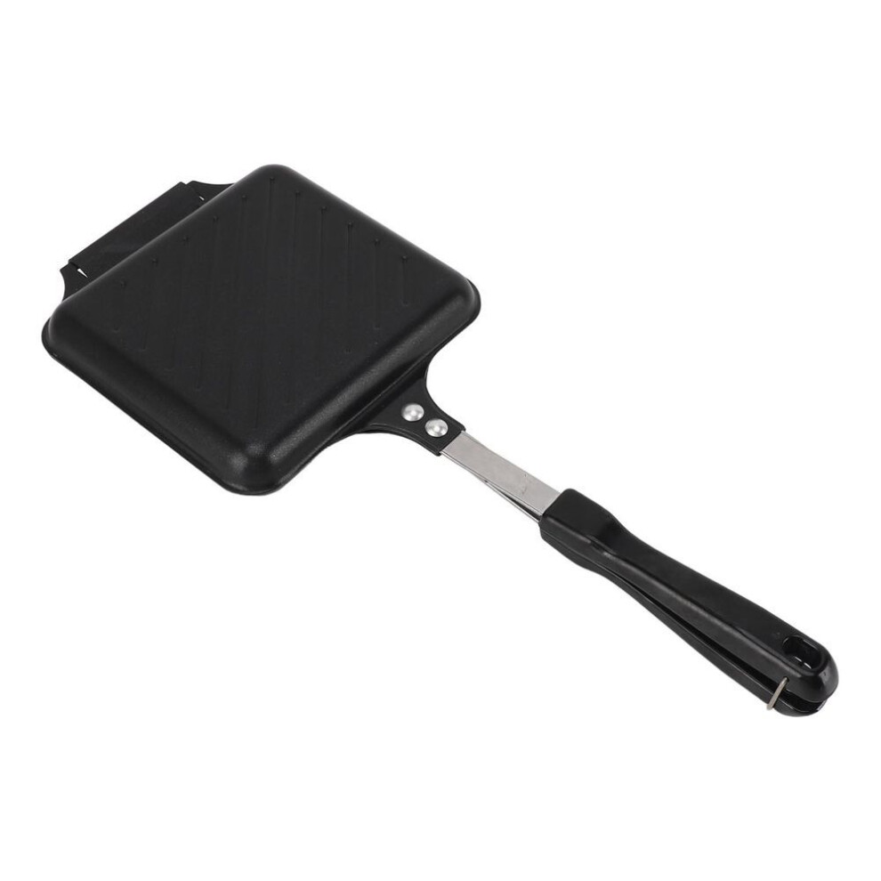 Hot Sandwich Maker Flip Grill Pan Double Sided Anti Stick Aluminium Alloy Panini Maker Pan For Gas