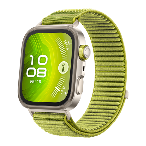 Huawei Huawei Watch Fit 4 Pro SYA‑B29 – Nylon‑Grün