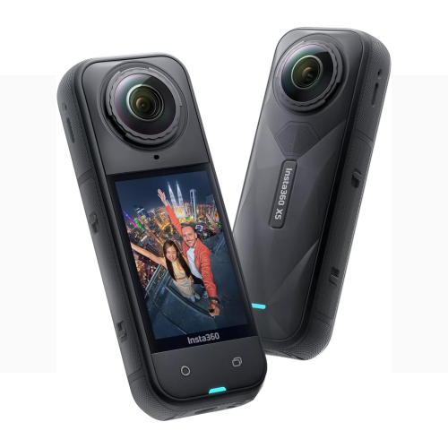 ‎Insta360 Insta360 X5 8K 360 Action Camera – Μαύρο (Standard Bundle)