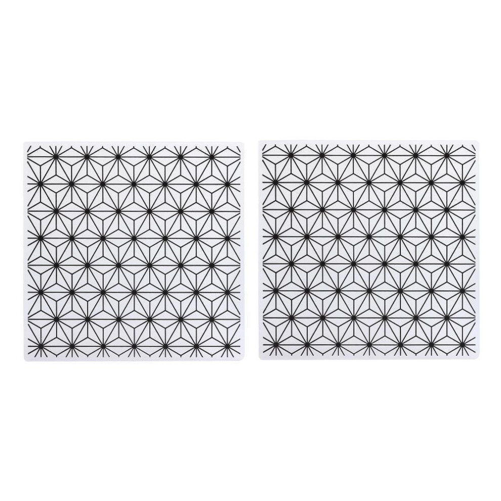 2pcs Embossing Folders Concave Convex Scrapbooking Template For Handcraft Photo Album Decoration