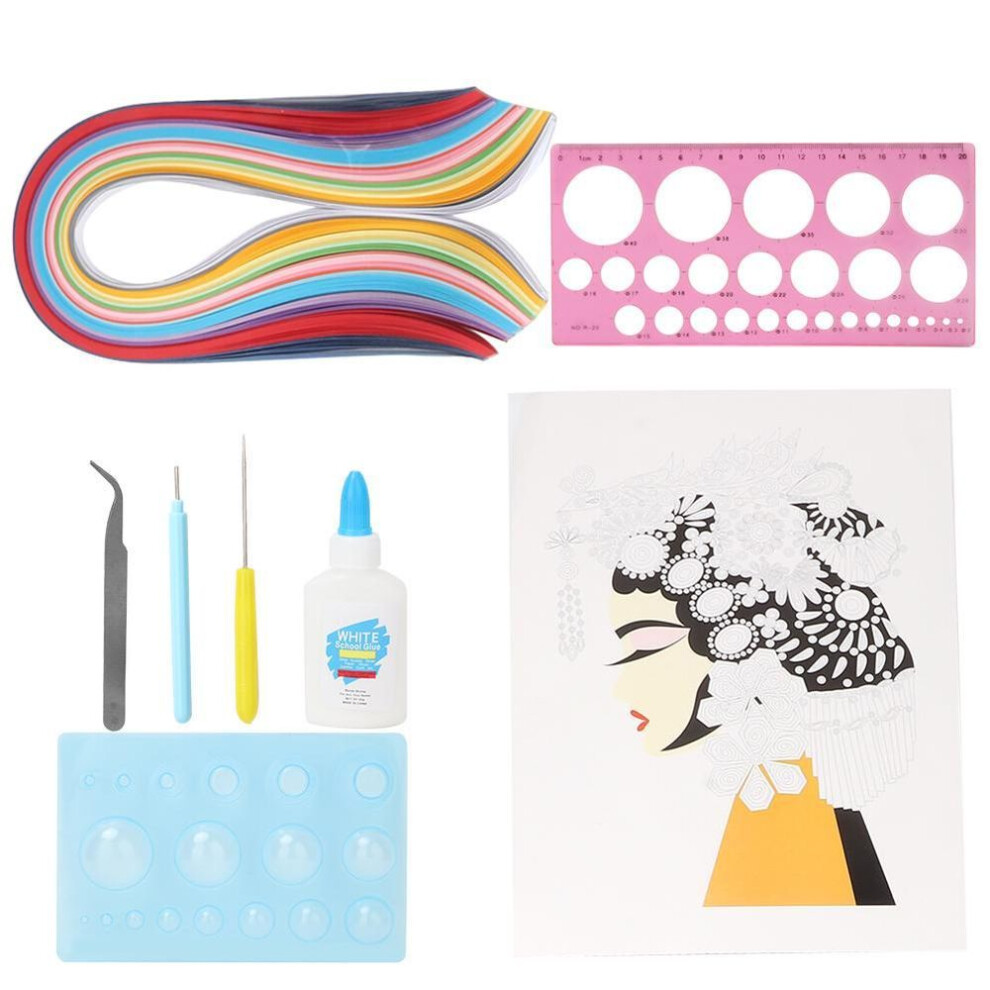 6pcs Diy Paper Strips Quilling Tools Kit Sets Art Craft Decoration
