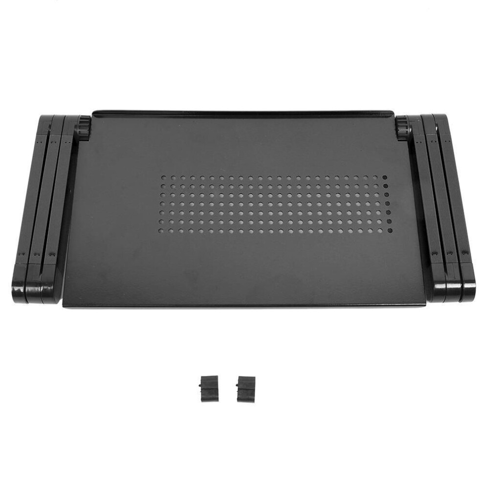 (black) Aluminum Alloy Bed Folding Laptop Notebook Adjustable Computer Desk Table Standrose Red