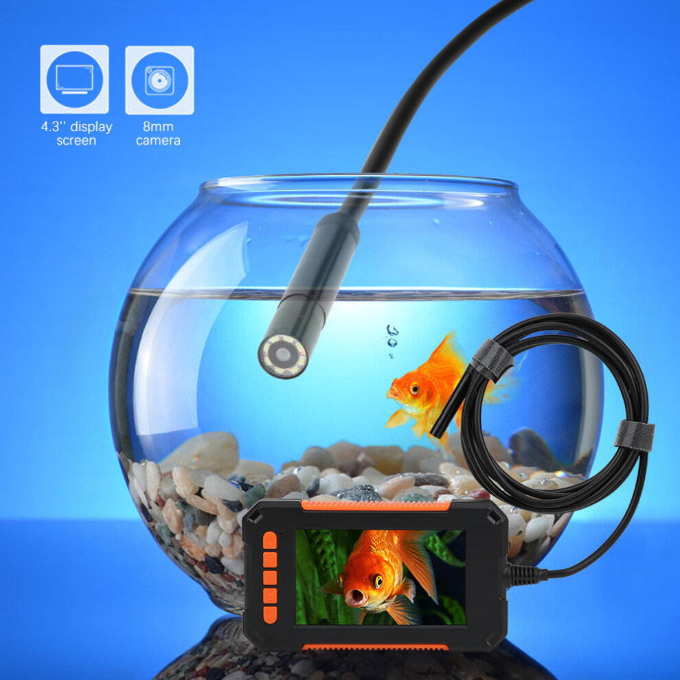 8Mm Portable Endoscope 1920X1080p 4.3" Ips Water-Resistant Ip67 6951329856967