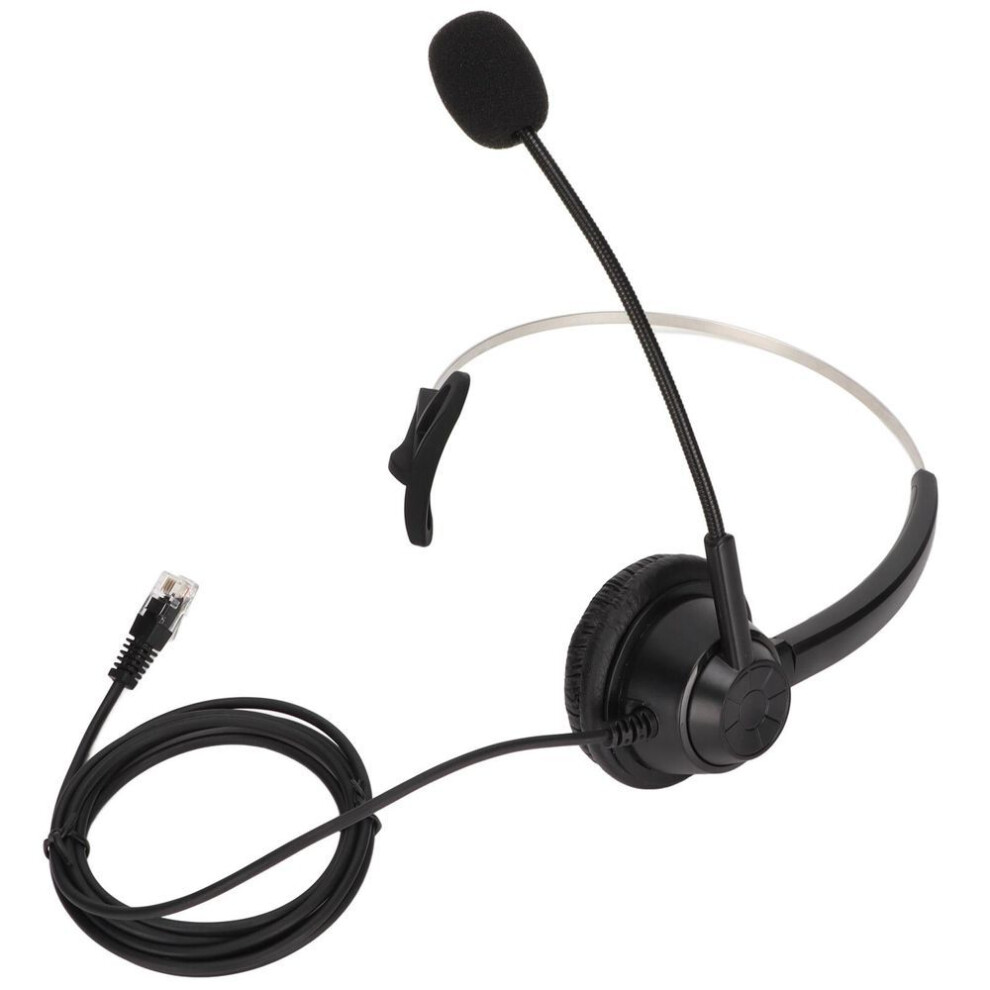 H360‑rj9‑u900 Rj9 Business Headset Hands Free Corded Monaural Headset With Mic For Telephone