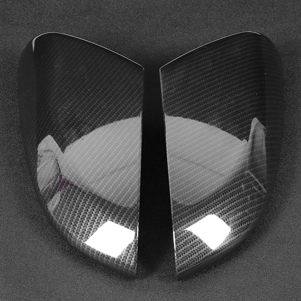 2Pcs Carbon Fiber Style Rear View Mirror Cover For Honda Civic 10Th 16-19 9401329859057