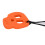 Infant Silicone Teething Necklace - Orange Safe Chewing Toy 6