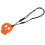 Infant Silicone Teething Necklace - Orange Safe Chewing Toy 12