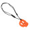 Infant Silicone Teething Necklace - Orange Safe Chewing Toy 13