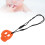Infant Silicone Teething Necklace - Orange Safe Chewing Toy 11