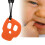 Infant Silicone Teething Necklace - Orange Safe Chewing Toy 5