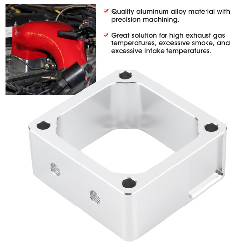 Precision Machined Silver Heater Delete Spacer for Dodge RAM 5.9L 98-07 2