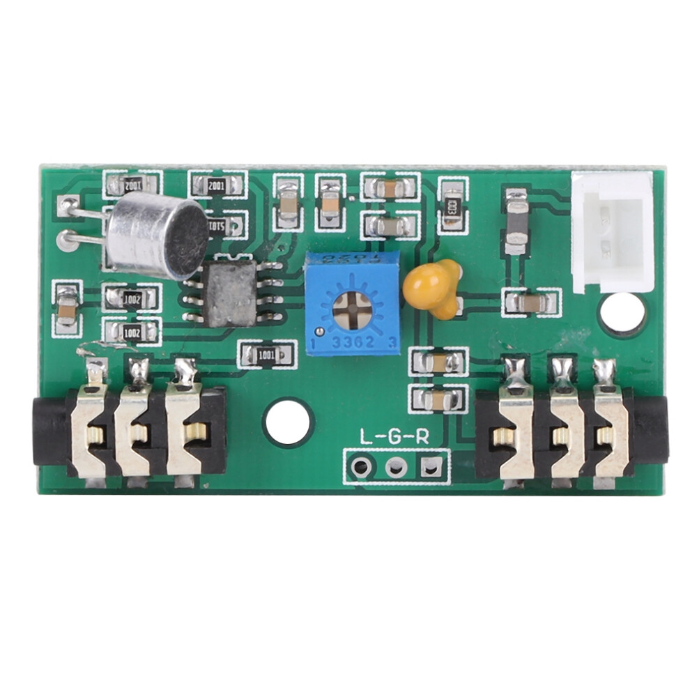 Microphone Signal Amplifier Board With Variable Gain 2.6V-10V Dc Power Source 4401329868269