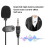 5pcs Mini Desktop Wired Microphones 1.5m Collars Amplified Omnidirectional 5