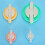 Craft Perfect Pom Poms: 4 Sizes Plastic Maker Set for Knitting Fun 1