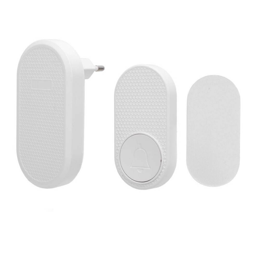 Wireless Doorbell 328ft Range 33 Ringtone 4 Volume Levels Mute Mode Home Door Bell With Push Button
