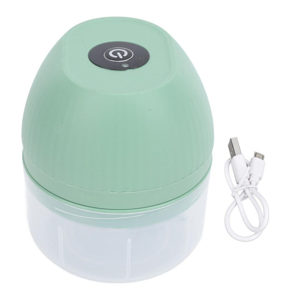 (light green, L(for 6.5-9kg)) Electric Mini Garlic Chopper 250ml Cordless Multi Functional Kitchen Vegetable Onion Mincer