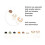 8pcs Silicone Toe Separators Washable Reusable Pedicure Tool #G 10