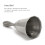 Creative Bar Handbell Counter Reminder Bell for Dinner Room Class Silver 9