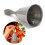 Creative Bar Handbell Counter Reminder Bell for Dinner Room Class Silver 7