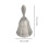 Creative Bar Handbell Counter Reminder Bell for Dinner Room Class Silver 16