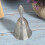 Creative Bar Handbell Counter Reminder Bell for Dinner Room Class Silver 5