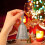Creative Bar Handbell Counter Reminder Bell for Dinner Room Class Silver 15