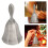 Creative Bar Handbell Counter Reminder Bell for Dinner Room Class Silver 13