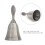 Creative Bar Handbell Counter Reminder Bell for Dinner Room Class Silver 8