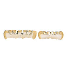 Hip Hop Teeth Grillz: Premium Fit Eco-friendly Brass for Parties