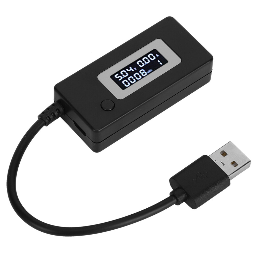 Usb Tester Lcd Backlight Ammeter Voltmeter 4-30V Black 20000Mah 9381329882593