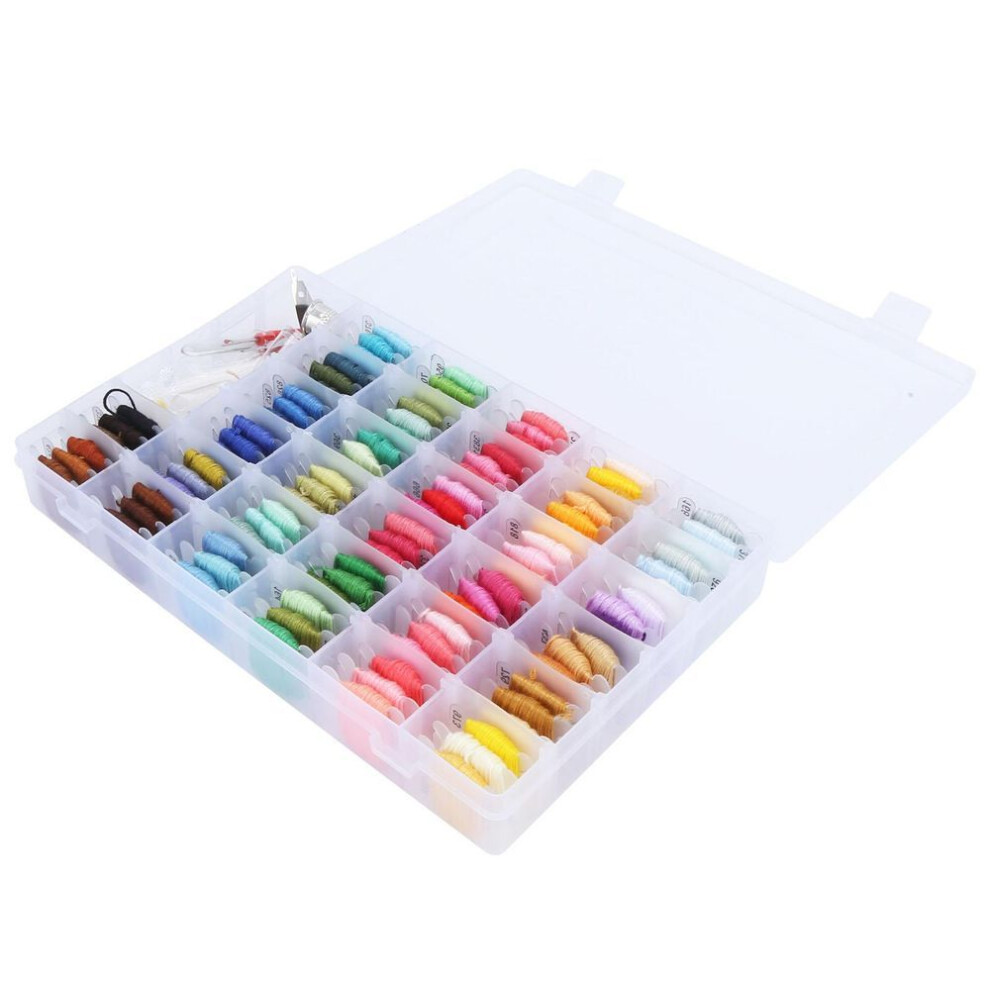 Embroidery Floss Set Polyester Thread Suit With 96 Colors Accessories For Sewing Repairing Clothes
