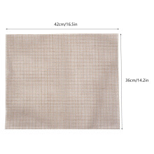 Durable Heat-Resistant BBQ Grill Mats 36x42cm Easy Clean Non-Stick Surface