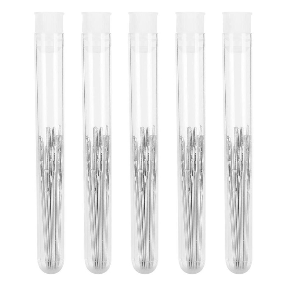 Stainless Steel Knitting Needle Set Largeeye Weave Tools Accessories For Sewing Stitching(3 Sizes )