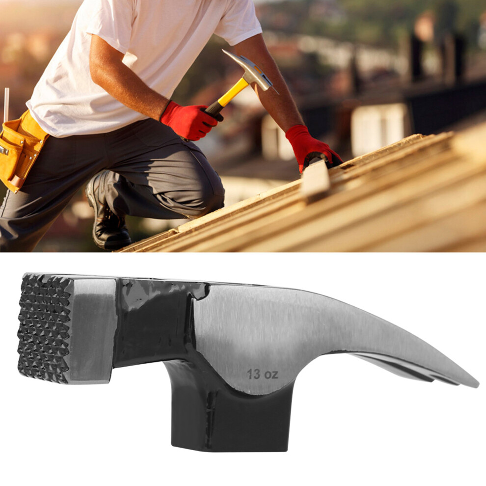 13oz Double Fork Carpenter Claw Hammer Head, High-Carbon Steel, 25x25mm-image-OPC-PJ6R7SX-NEW