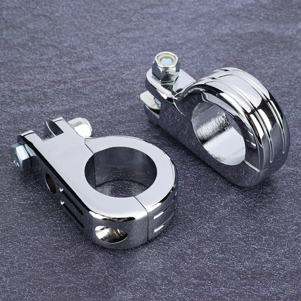 38Mm Aluminum Universal Foot Peg Clamp For Bikes, Electroplate Finish 6921329899967