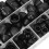 145PC Industrial M4-M12 Hex Nut Caps Black PE Protective Fasteners WJ 9