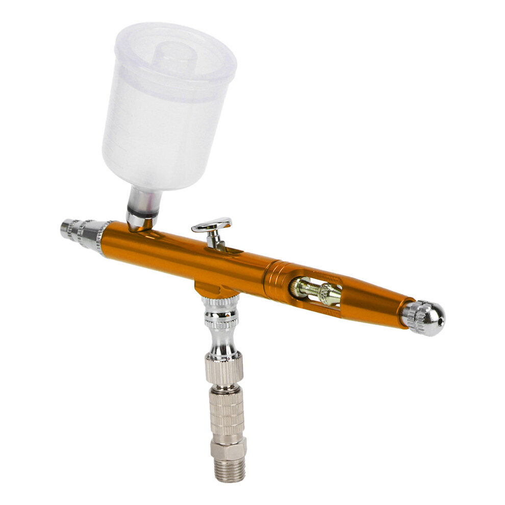 0.3Mm Mini Airbrush Gun Ar131t With 20Cc/40Cc Gold Spray Tool 5011329905841