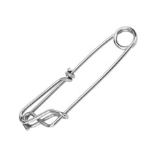 Versatile 10Pcs 2.6X100mm Stainless Fishing Clip for Tuna & Float Line