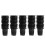 50Pcs Greenhouse PP Hydroponic Mesh Pots, Black, 4.9cm Top Diameter 2
