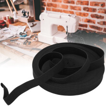 Schwarzes gestricktes Elastikband 20 mm Nähzubehör für Schutzkleidung