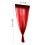 Polyester Window Voile Curtain Sheer Panels 1x2.7m Red Modern Simple 1