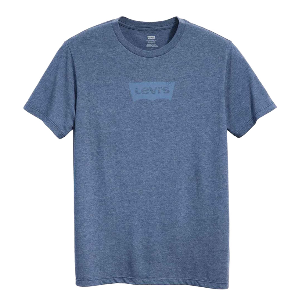 (M, Blue) Levis Mens Batwing Logo Logo T-Shirt