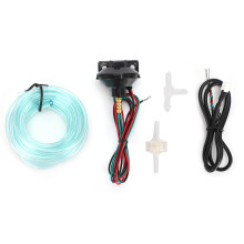 52mm 2in 7 Colors LED Turbo Boost Gauge Car Modification Instrument Set
