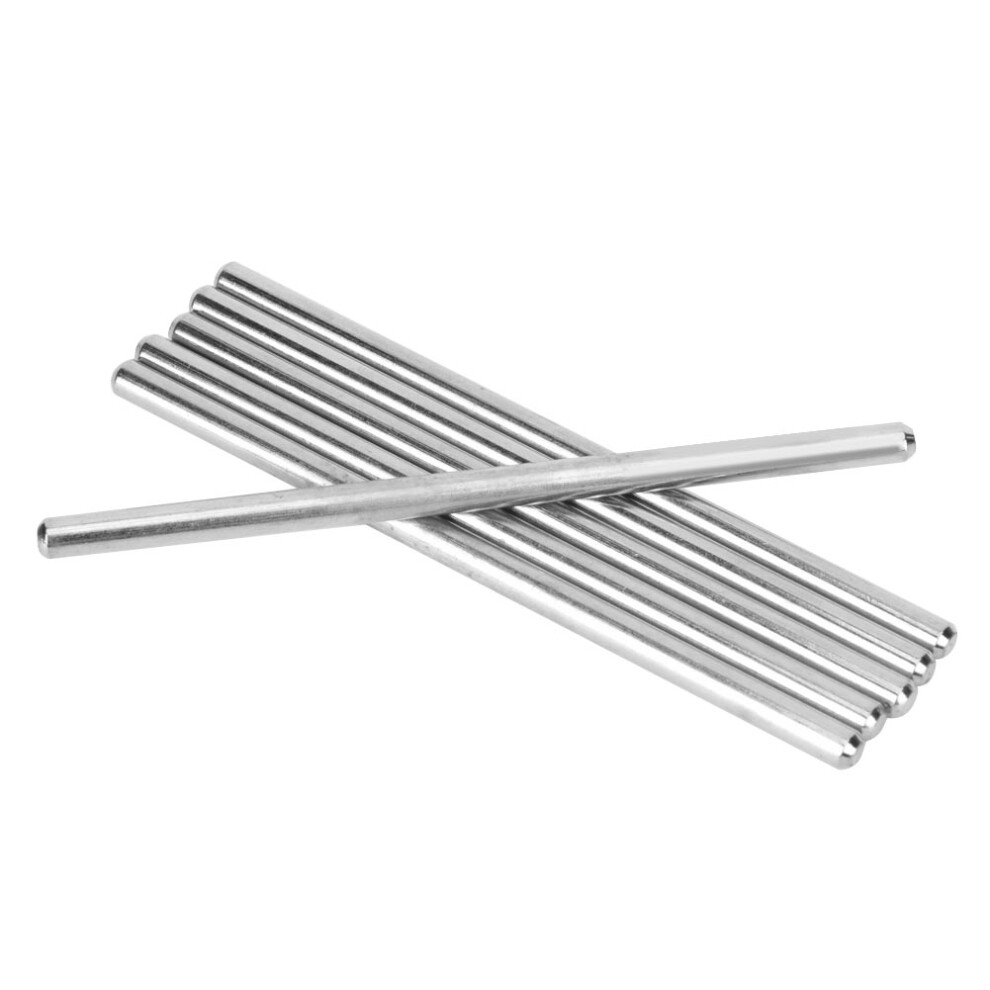 6Pcs 100Mm Stainless Steel D Hole Shaft Toy Car Gear Axle Industrial Robots 4161329920212