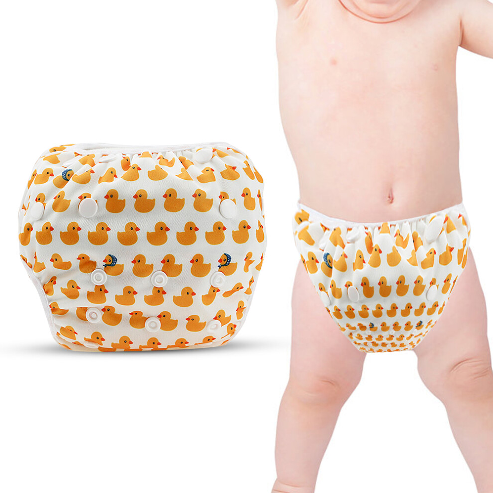 Baby Summer Pool Training Pants Free Size Waterproof Breathable Reusable Duck