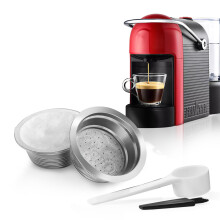Stainless Steel Refillable Coffee Capsules for A MODO MIO – 60pcs