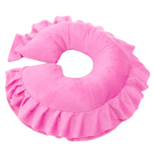 Pink U Shape Face Pillow Cushion for SPA Massage Bed Detachable Head Support
